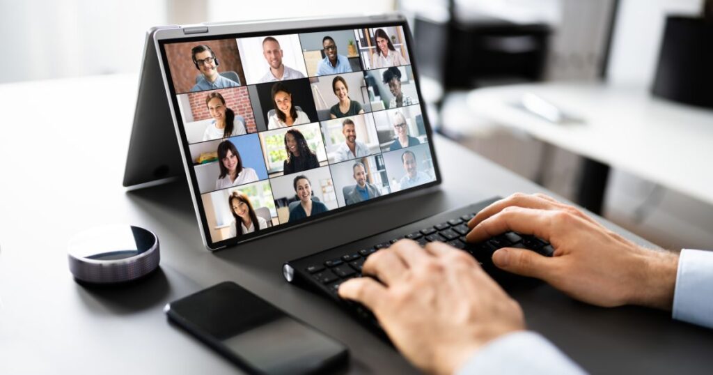 hybrid meeting online project management